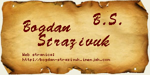 Bogdan Straživuk vizit kartica